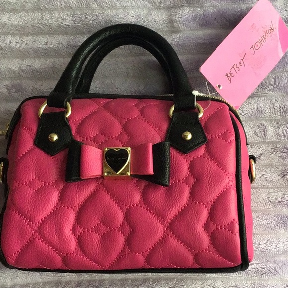 Betsey Johnson🩷🖤mini barrel purse - Picture 14 of 14